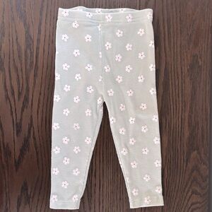 Sterling Baby Pastel Green Floral Leggings